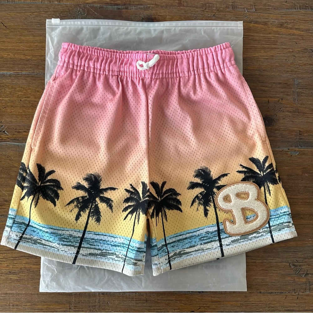 Bucketsquad Youth Shorts, YM, NEW, RETIRED OG SUNSET DESIGN